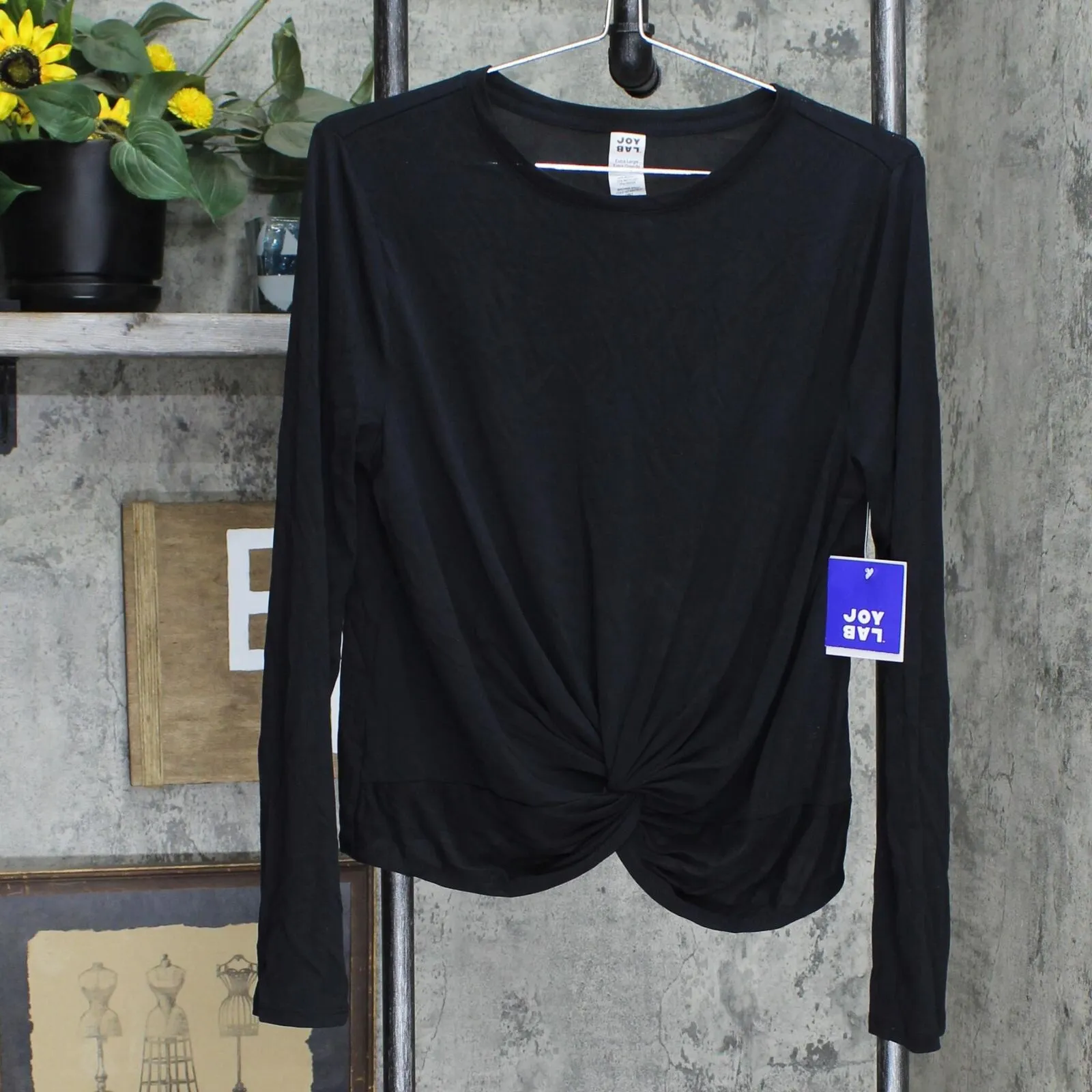 JoyLab Women's Twist Front Long Sleeve T-Shirt 4110