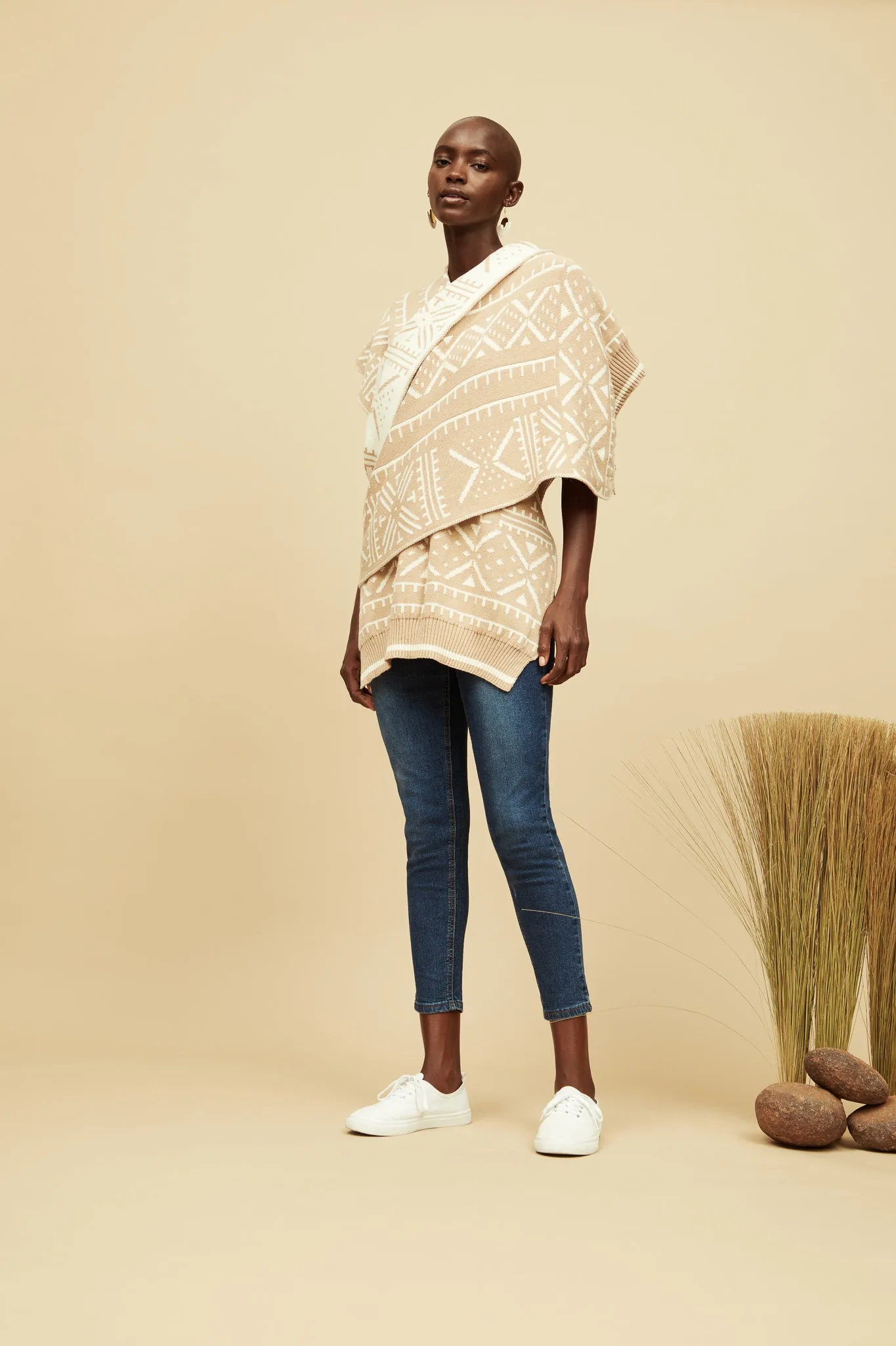 Kichana Wrap - Sand Linen