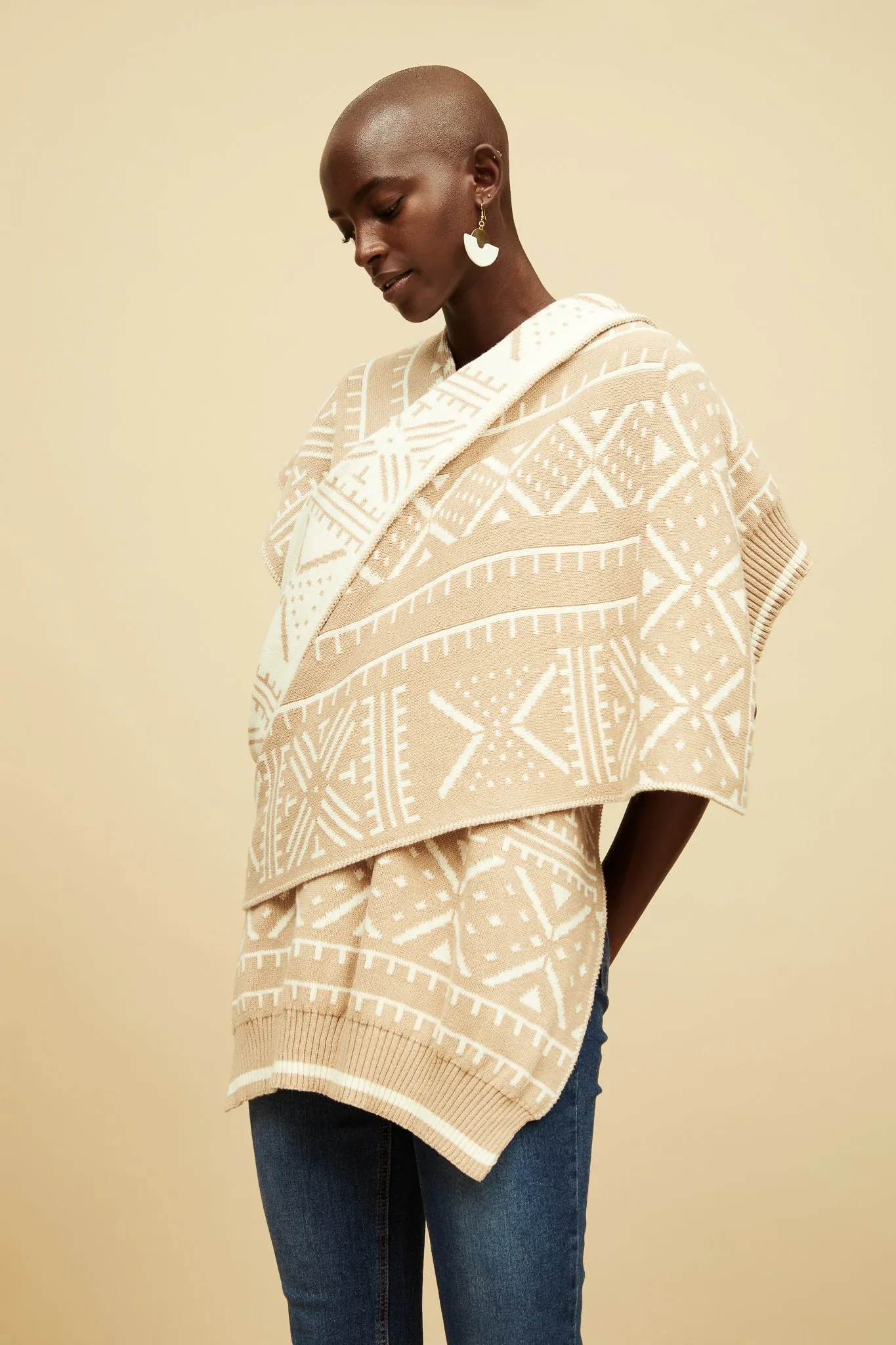 Kichana Wrap - Sand Linen