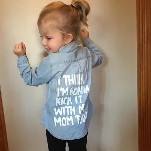 Kickin' it with Mom Denim