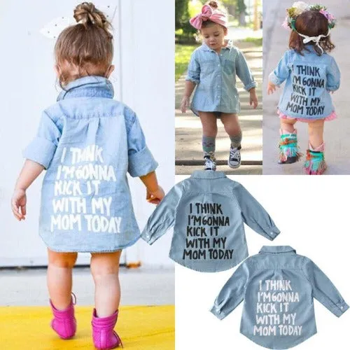Kickin' it with Mom Denim