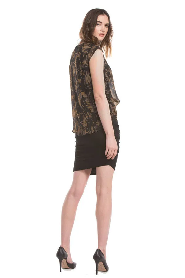 Kiko Dress | Shattered Bricks Print