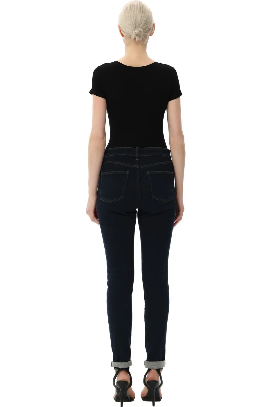 Kimi   Kai Women's V-Neck Basic Bodysuit