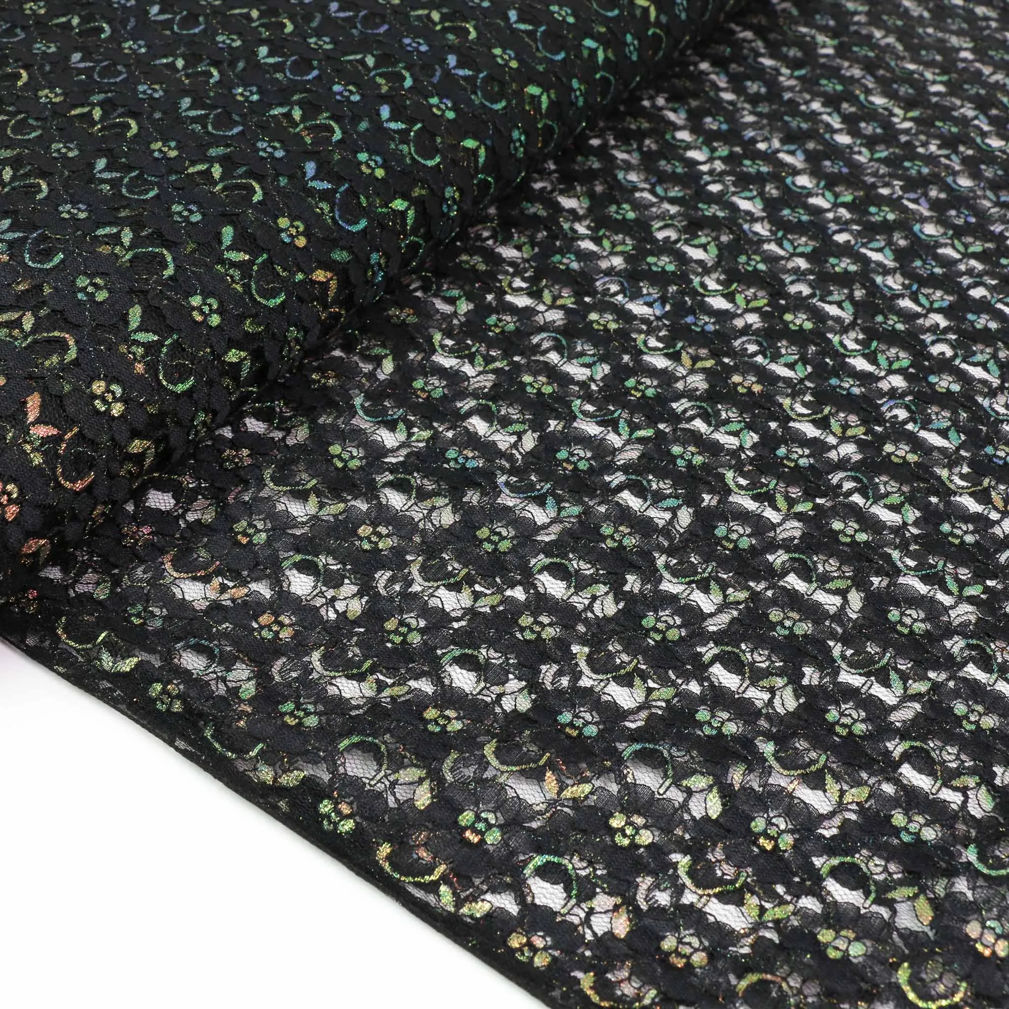Lace - Black, iridescent