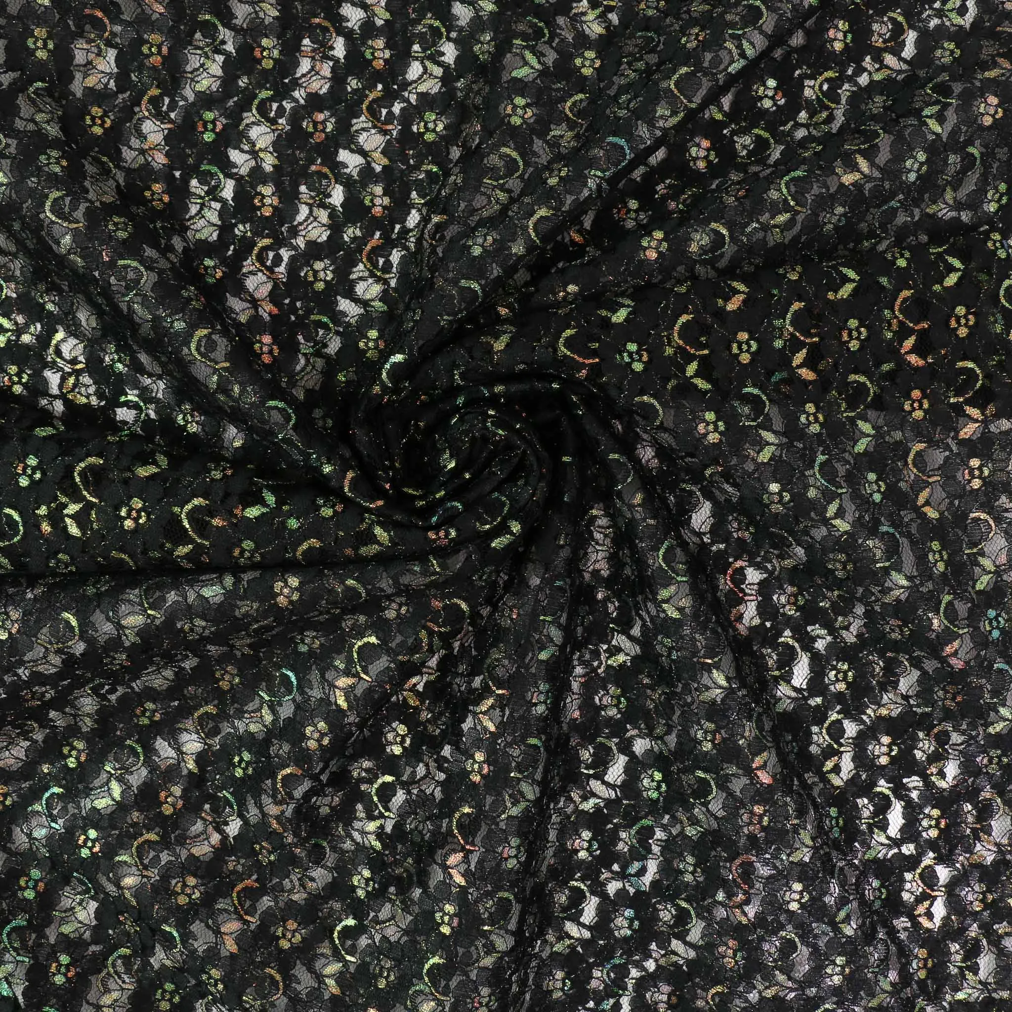 Lace - Black, iridescent