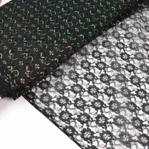 Lace - Black, iridescent