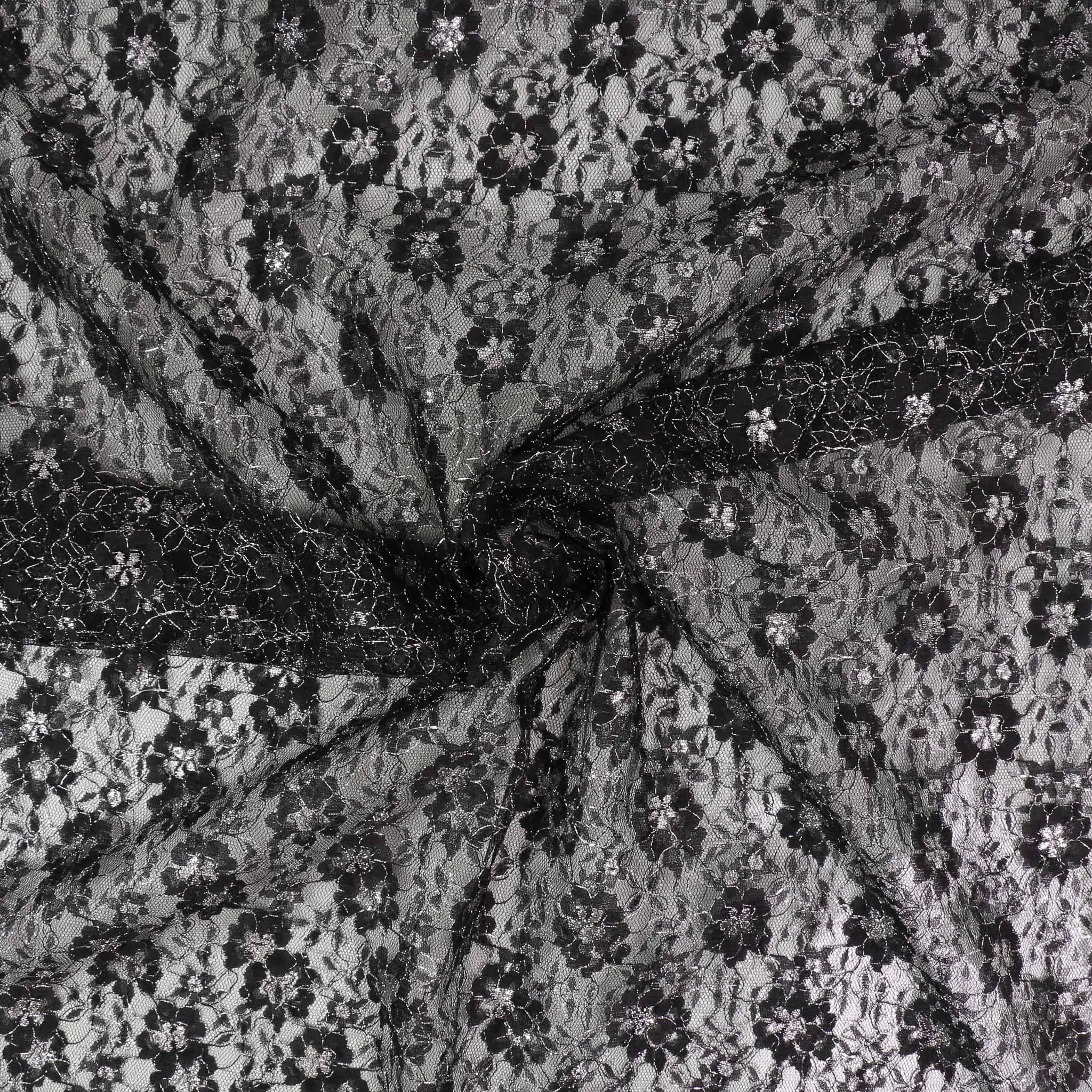 Lace - Black, silver