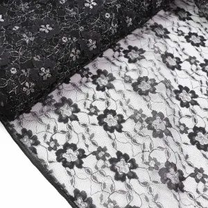 Lace - Black, silver