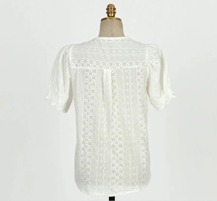 Lace Trim Top