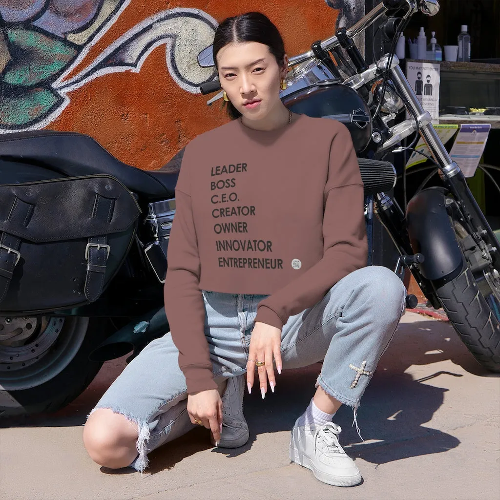 L.B.C. Women's Cropped Sweatshirt