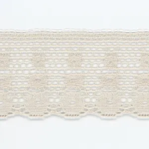 Leavers Trimming Lace #48 Silver