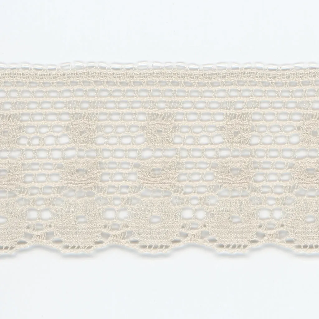 Leavers Trimming Lace #48 Silver