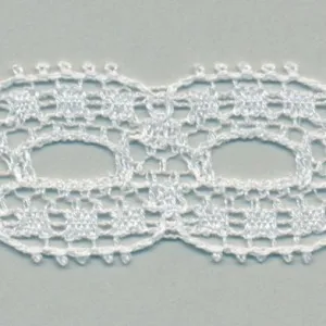 Leavers Trimming Lace #81 Powder Blue