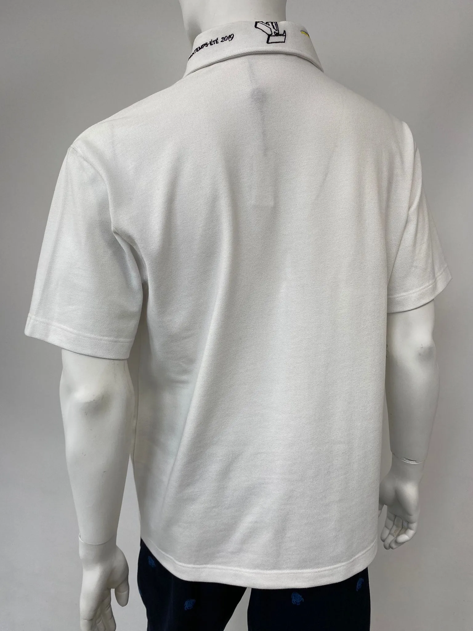 LV Rainbow Collar Half Zip Polo