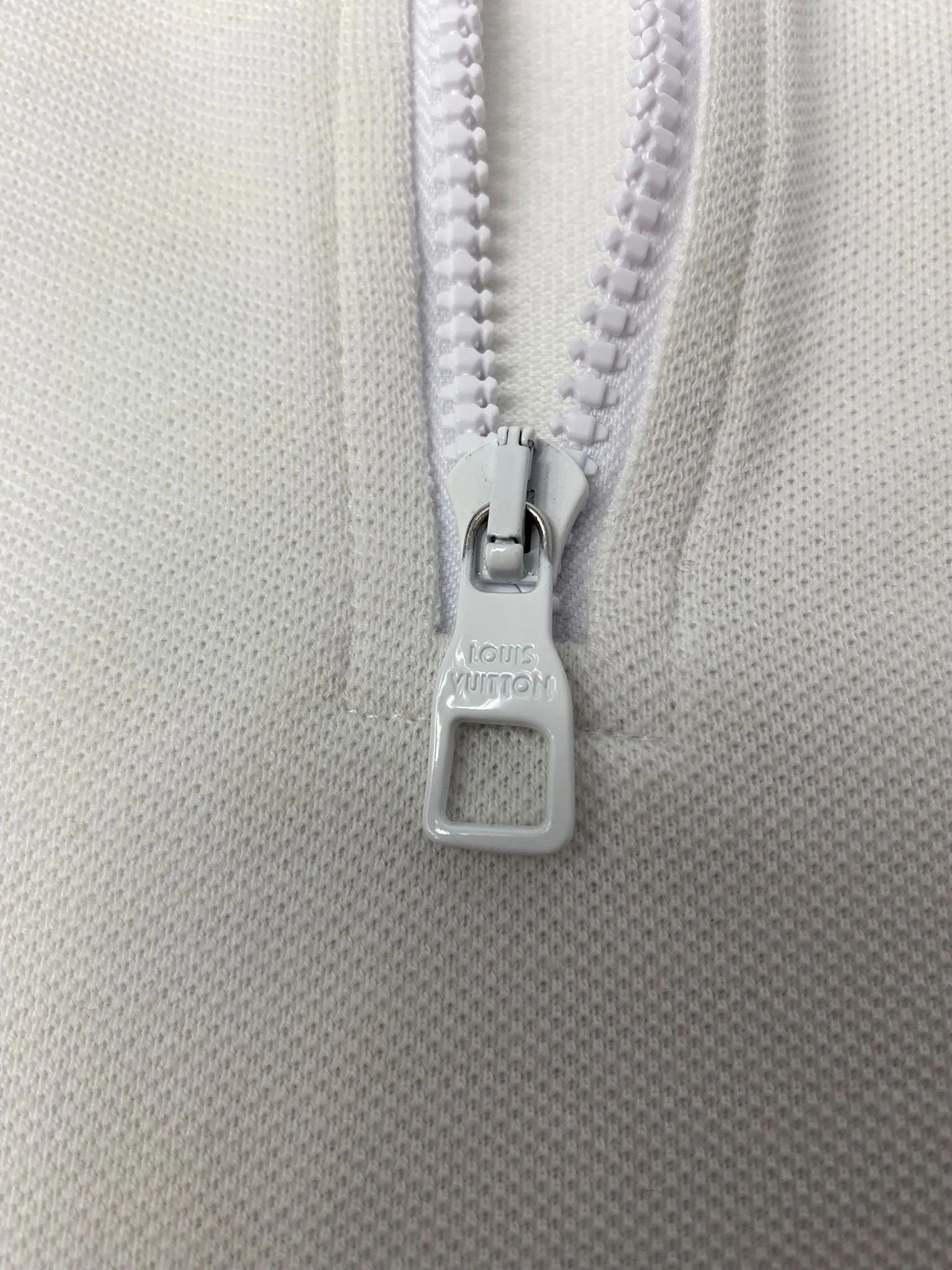 LV Rainbow Collar Half Zip Polo