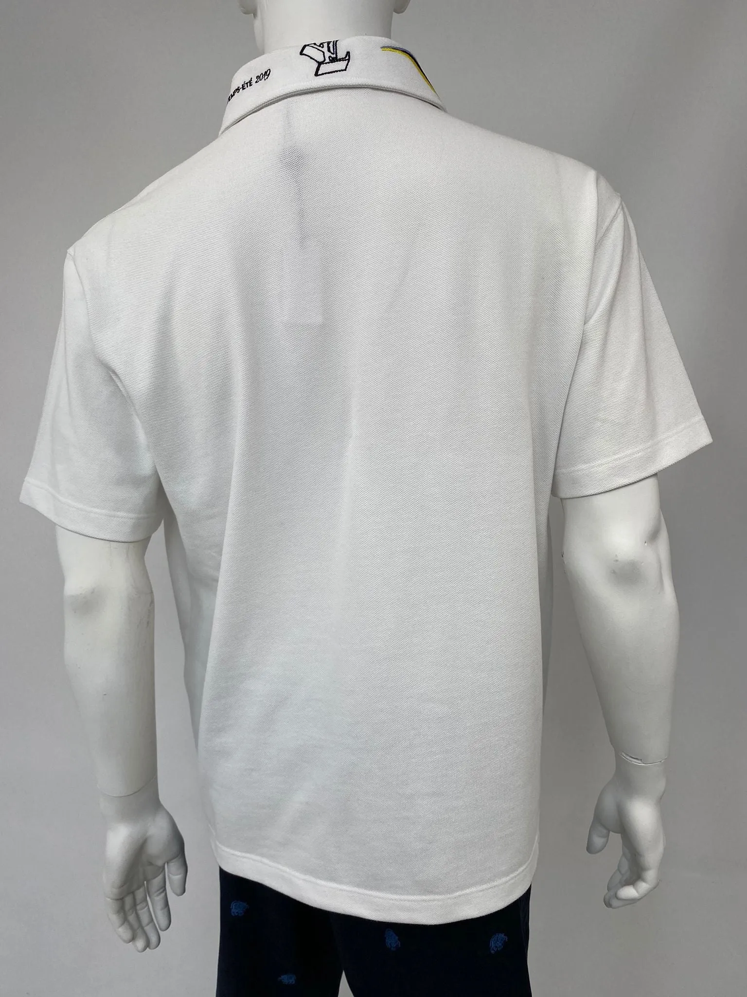 LV Rainbow Collar Half Zip Polo