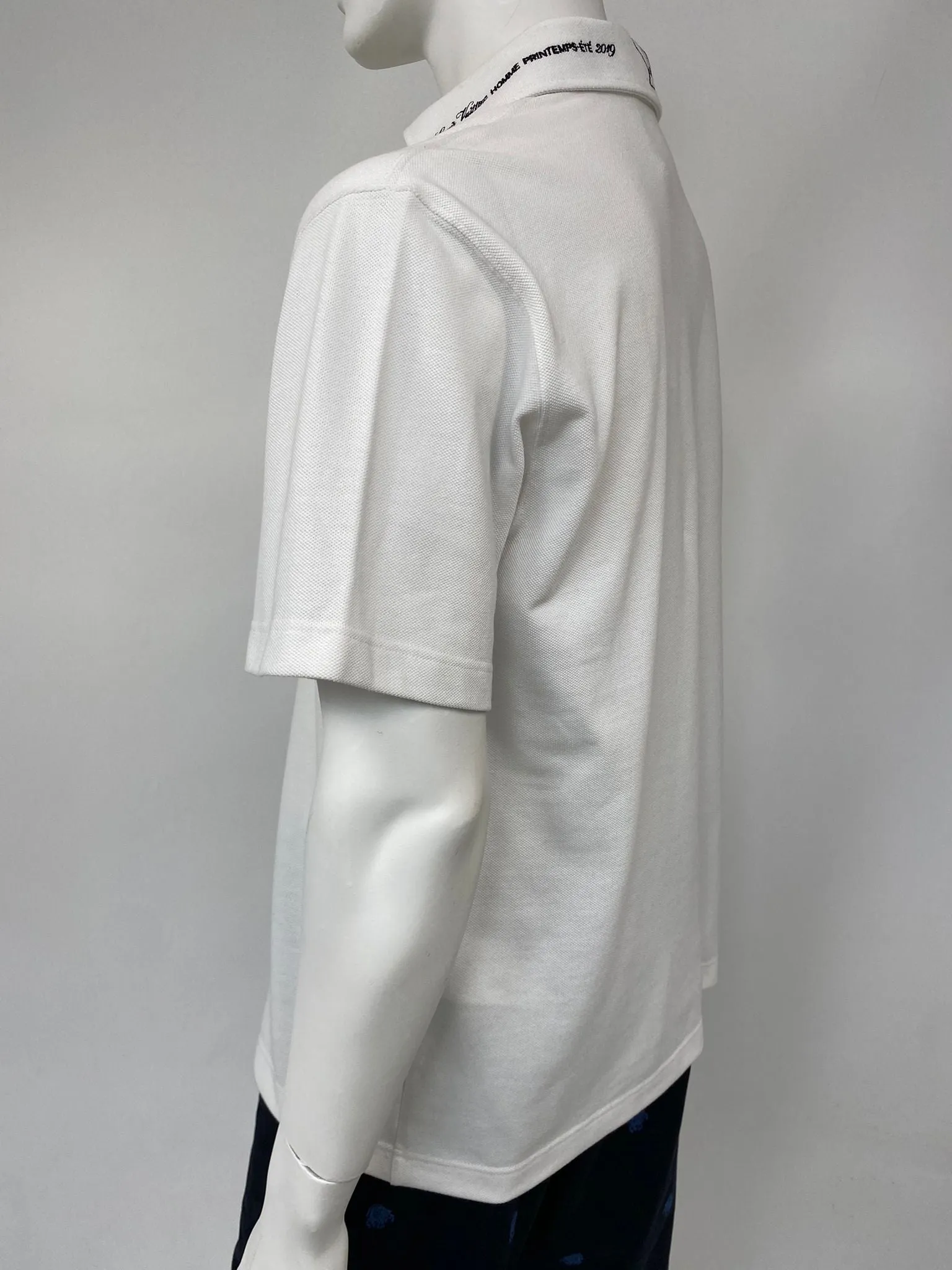 LV Rainbow Collar Half Zip Polo