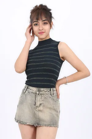 Madelyn Tank Top in Charcoal