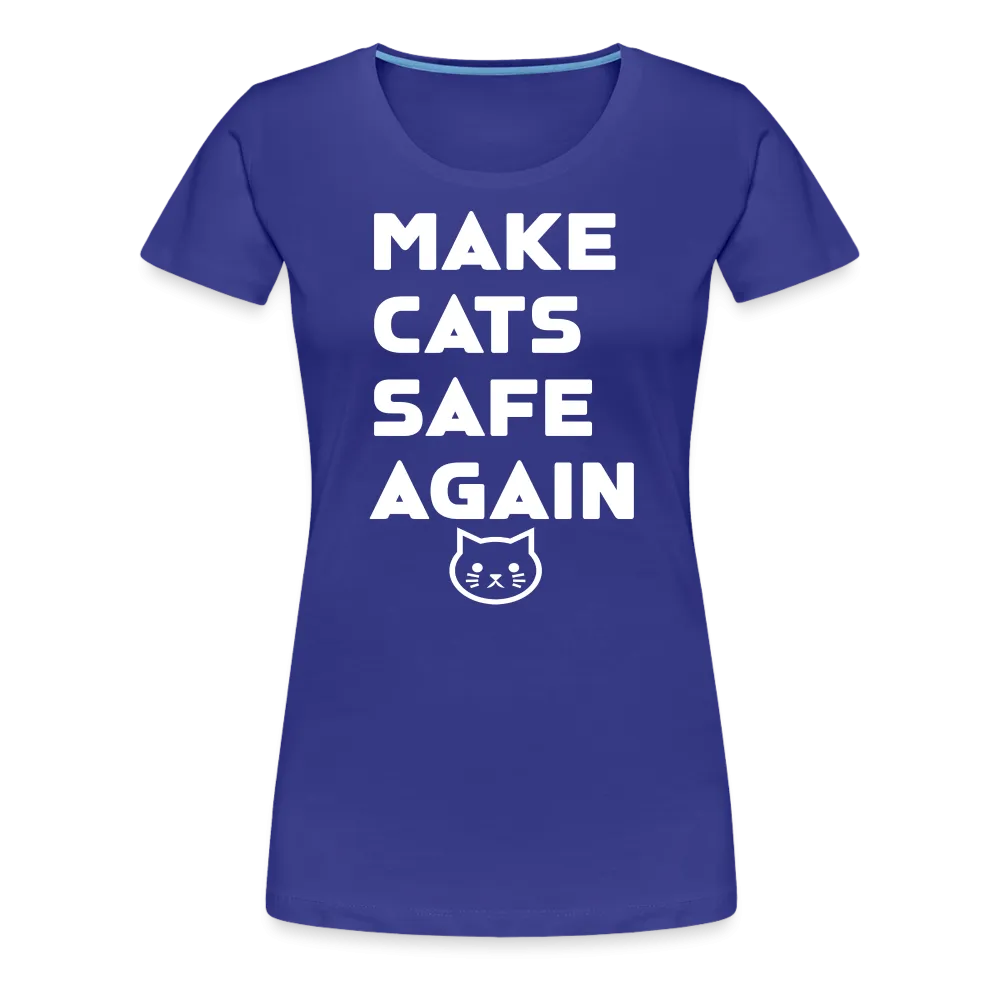Make Cats Safe Again" Women's Premium Tee – Purr-fectly Powerful!