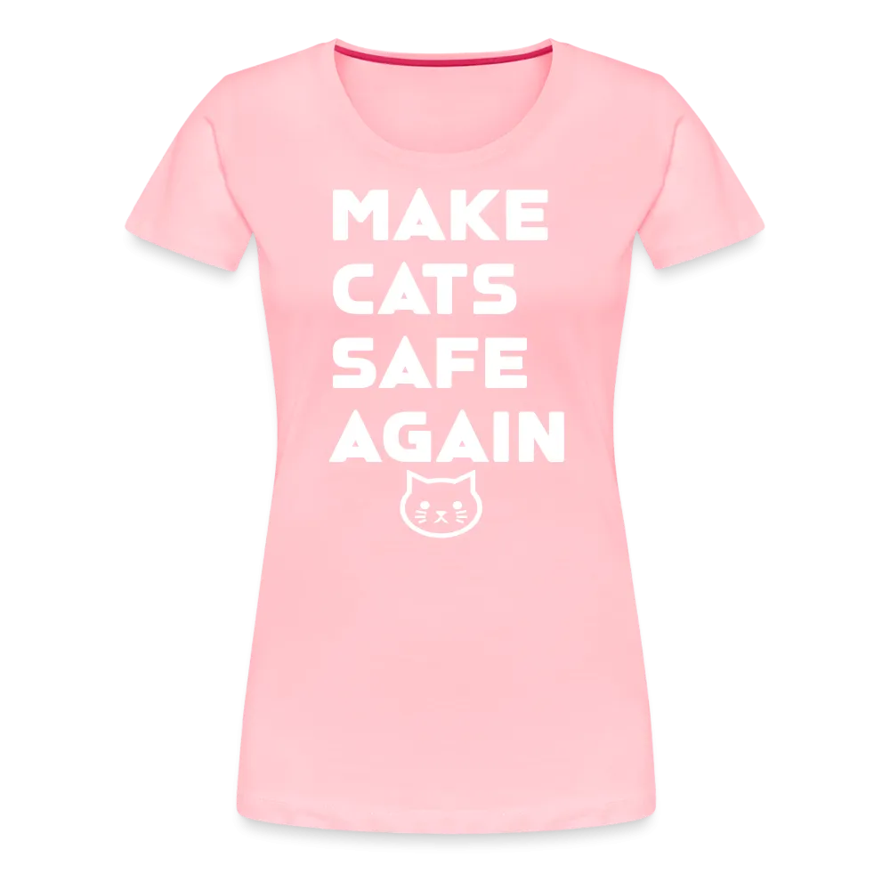 Make Cats Safe Again" Women's Premium Tee – Purr-fectly Powerful!