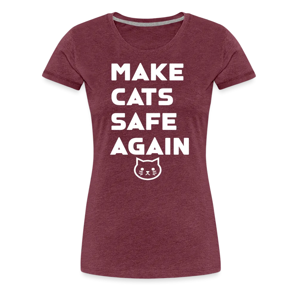 Make Cats Safe Again" Women's Premium Tee – Purr-fectly Powerful!