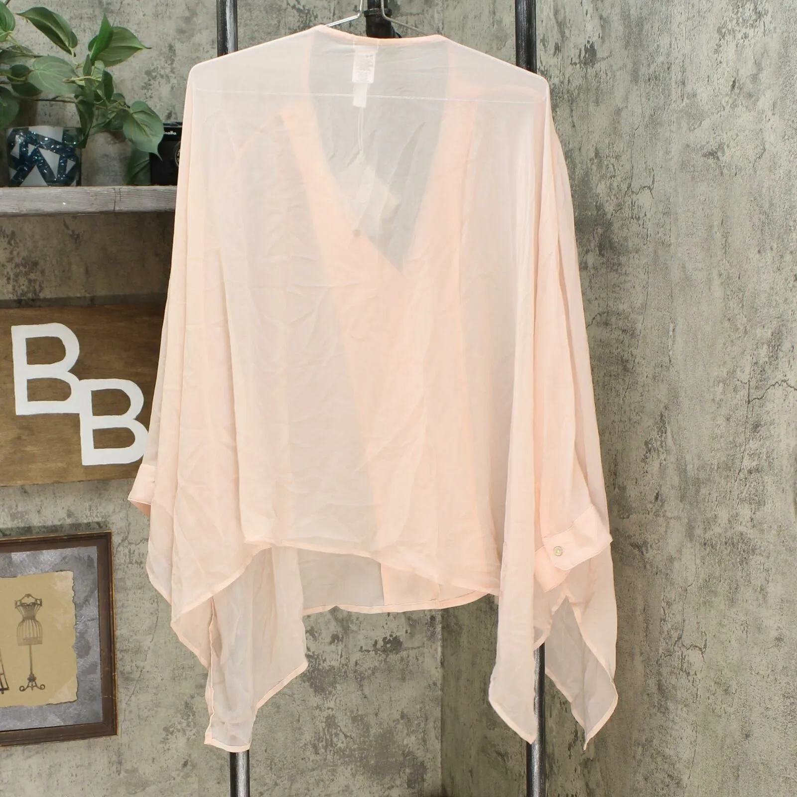 MarlaWynne WynneLayers Women's Plus Size Unstructured Chiffon Shirt