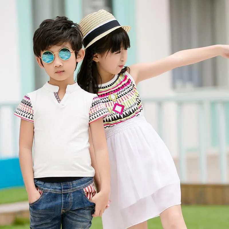 Matching Family Outfit Mother Daughter Chiffon Dress