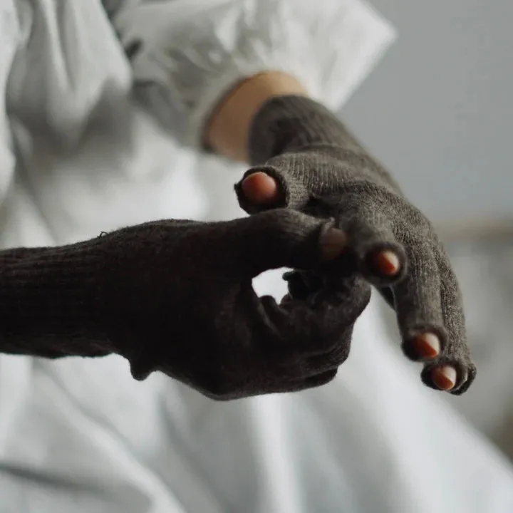 Memeri Fingertip-less Gloves - 100% Merino