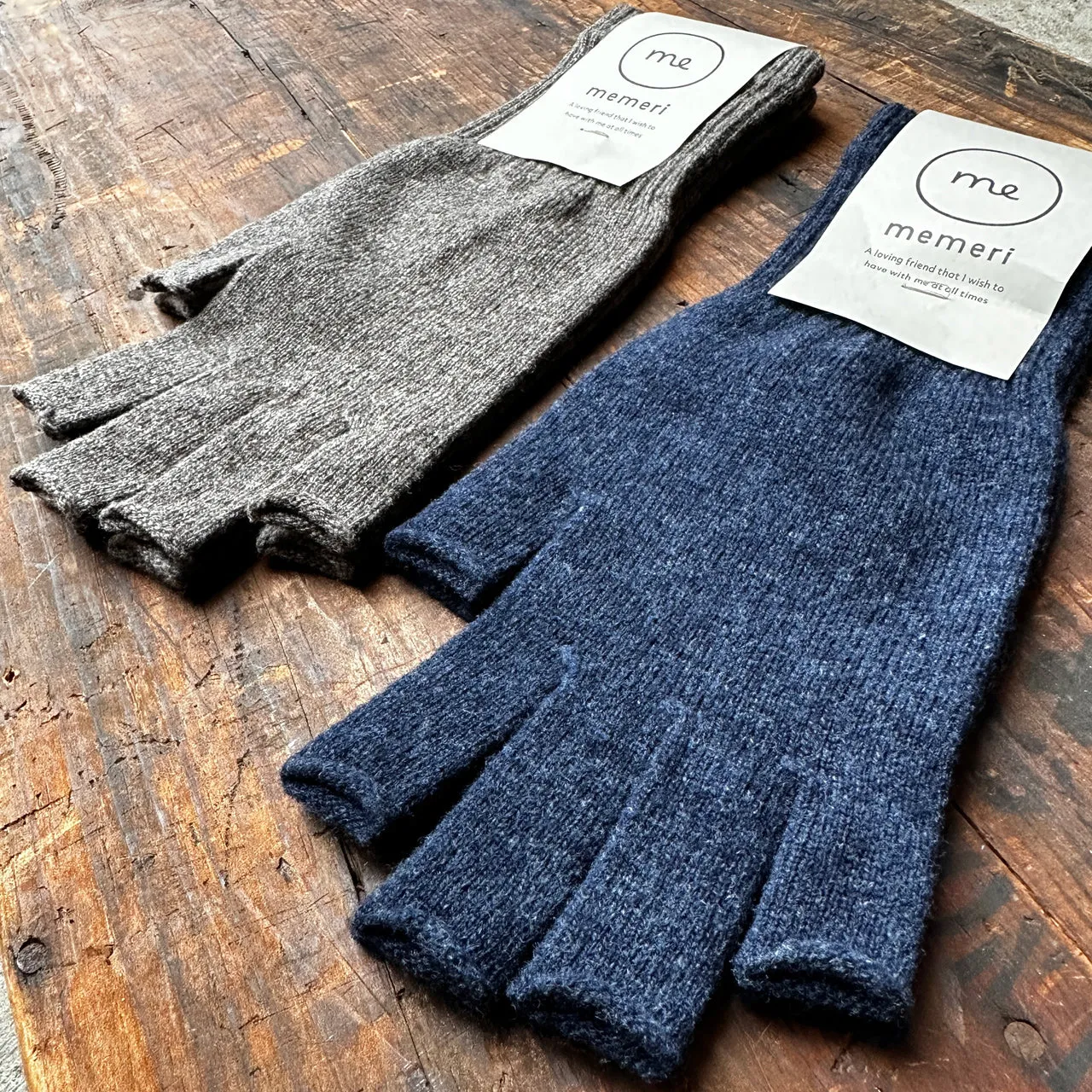 Memeri Fingertip-less Gloves - 100% Merino