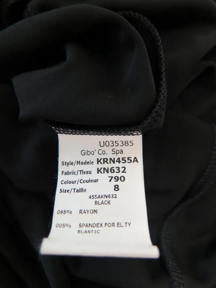 Michael Kors Women's Dress: Black Rayon Size 8, Pre-owned