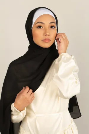MIDNIGHT SKY Crepe Chiffon