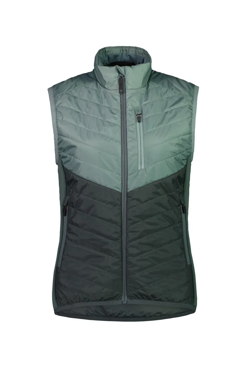 Mons Royale Neve Wool Insulation Vest Womens Sage / Burnt Sage