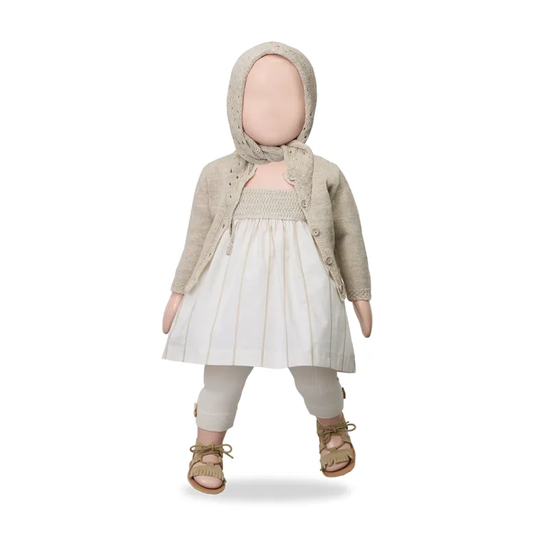 MUSHA knit cardigan - beige