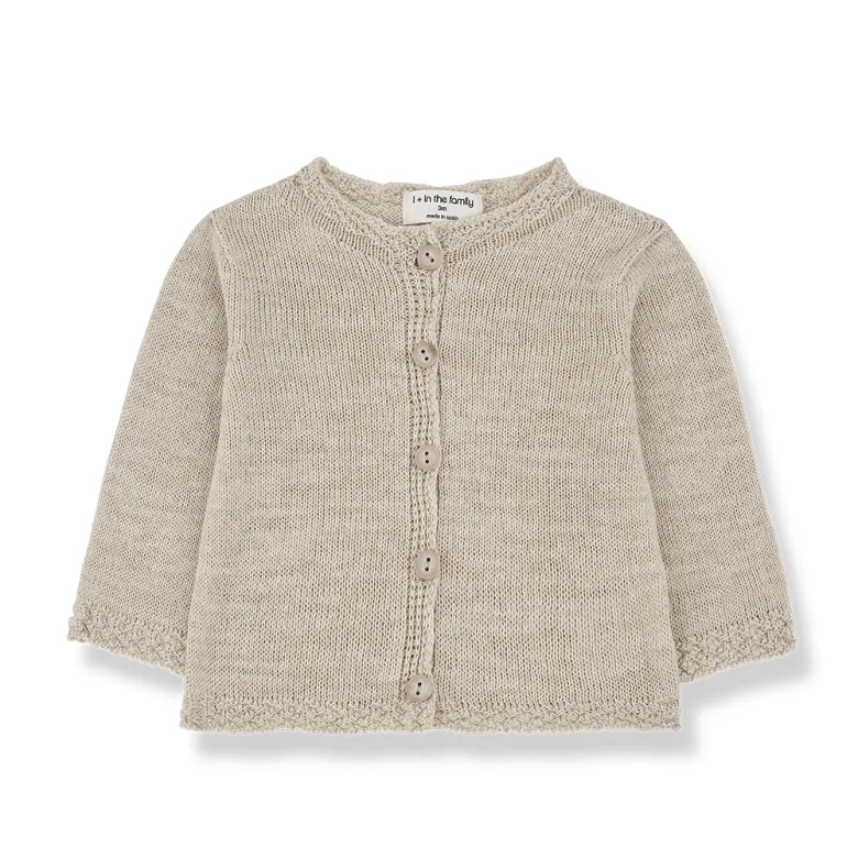 MUSHA knit cardigan - beige