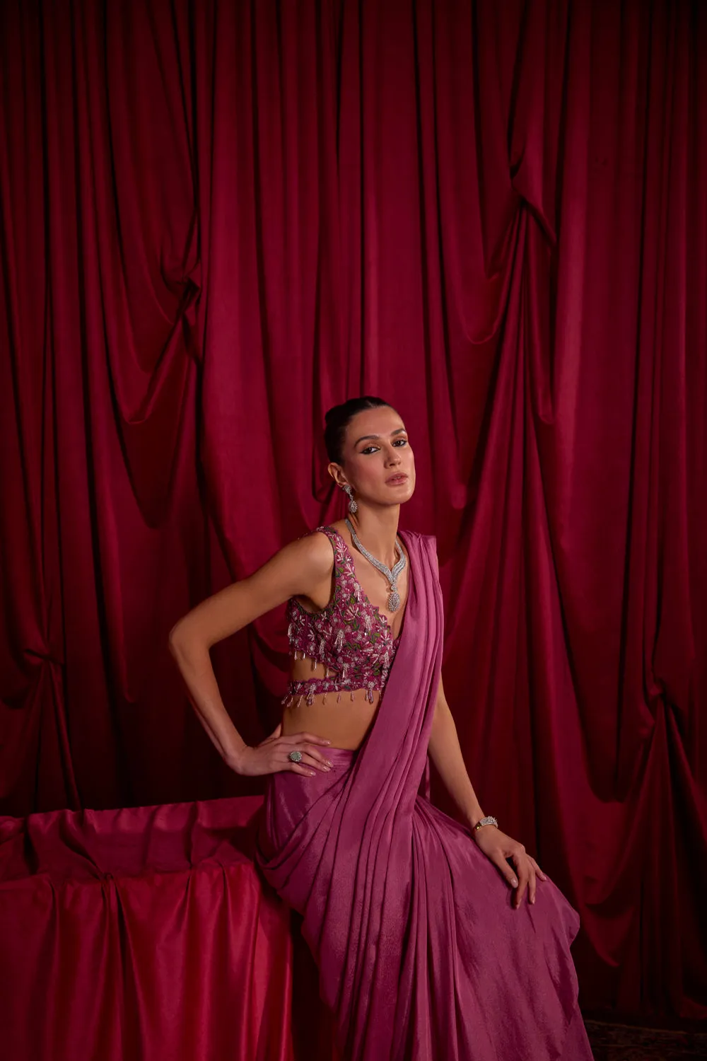 Nevaeh Drape Saree