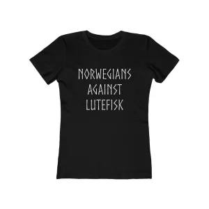 Norwegians Against Lutefisk Women's Fit T-Shirt