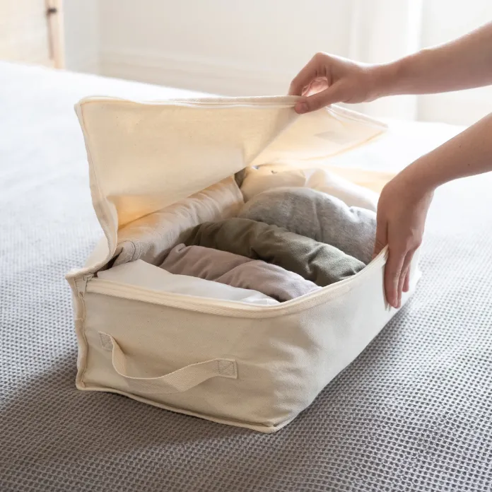 Organic Cotton Knitwear Storage Cube (S, M, L) *Returning May