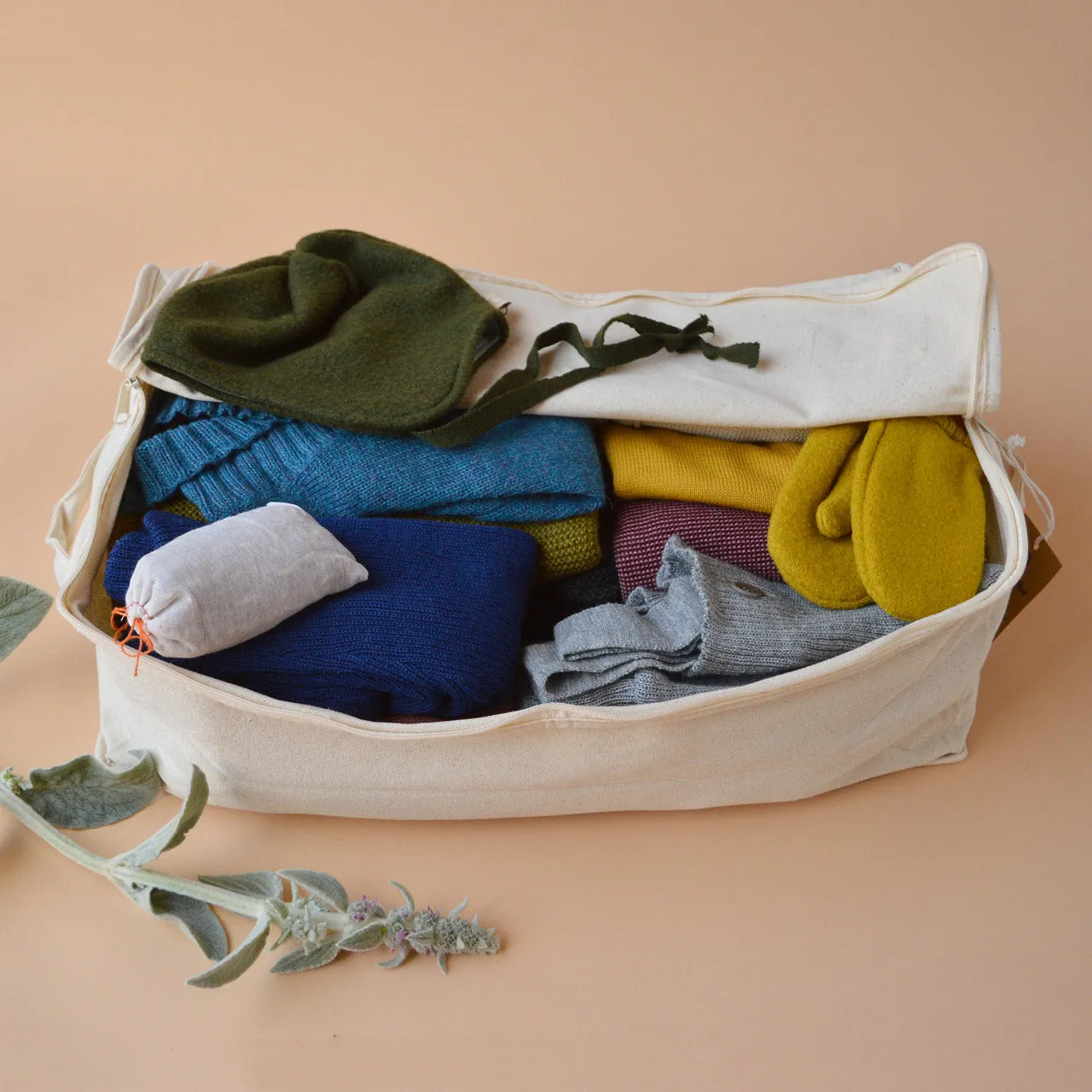 Organic Cotton Knitwear Storage Cube (S, M, L) *Returning May