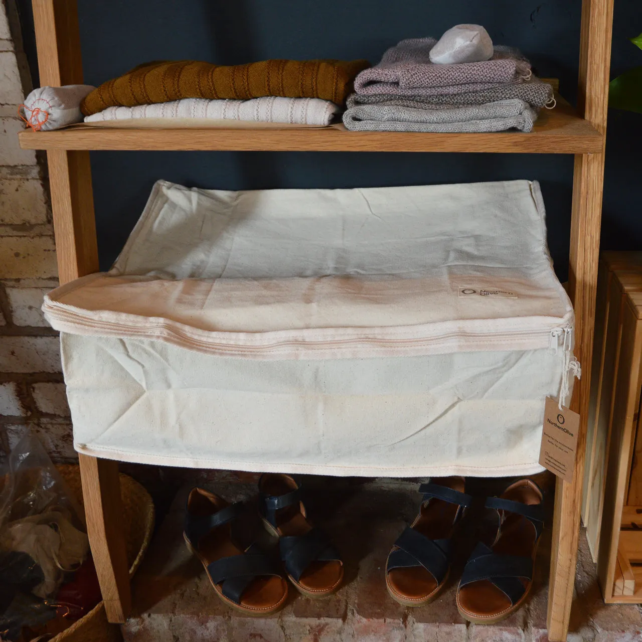 Organic Cotton Knitwear Storage Cube (S, M, L) *Returning May