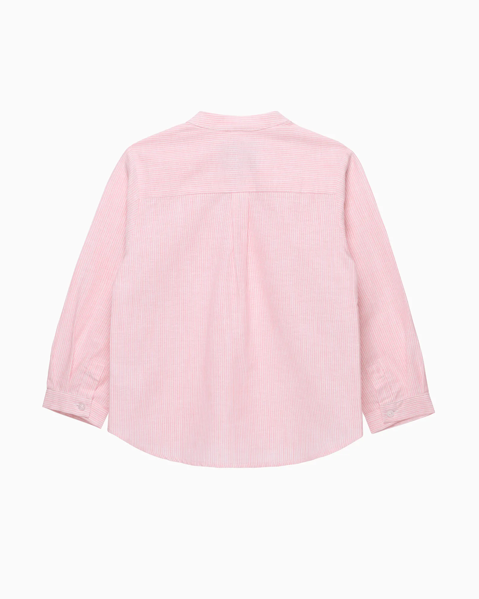 Oscar Shirt in Pale Pink Stripe