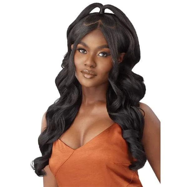 Outre Human Hair Blend 5x5 Lace Closure Wig - HHB BODY CURL 24"