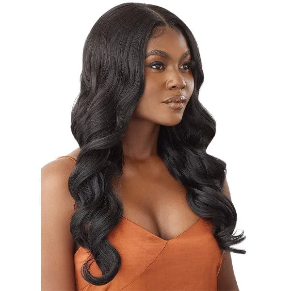 Outre Human Hair Blend 5x5 Lace Closure Wig - HHB BODY CURL 24"