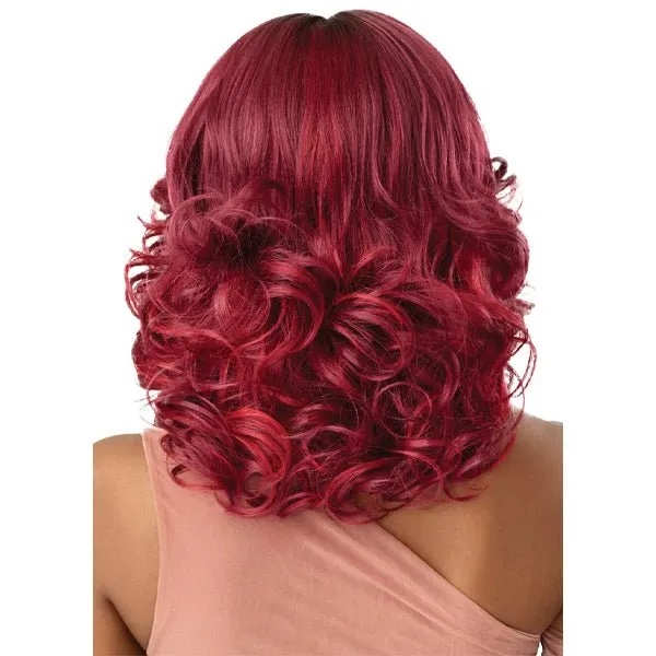 Outre Human Hair Blend 5x5 Lace Closure Wig - HHB BODY WAVE 16"