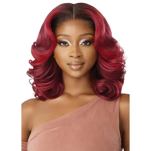 Outre Human Hair Blend 5x5 Lace Closure Wig - HHB BODY WAVE 16"