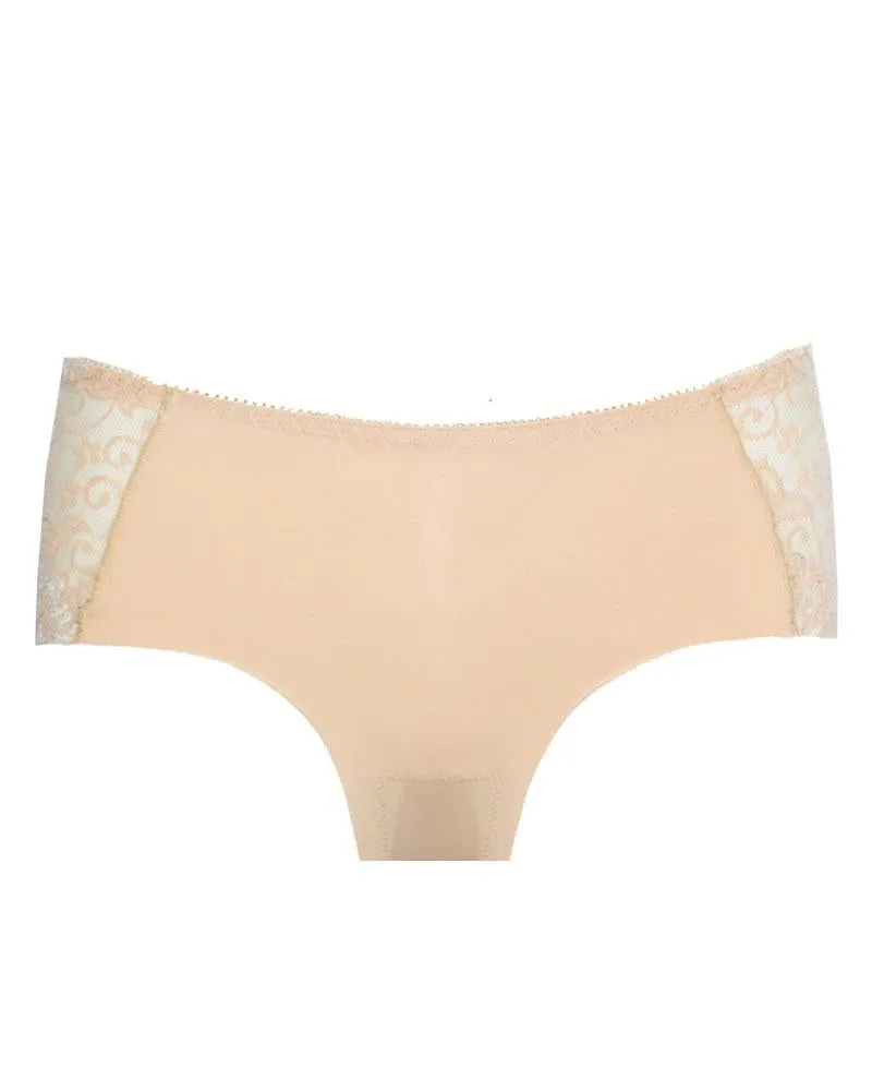 Pack of 3 - Embroidered Cotton Net Panty For Women