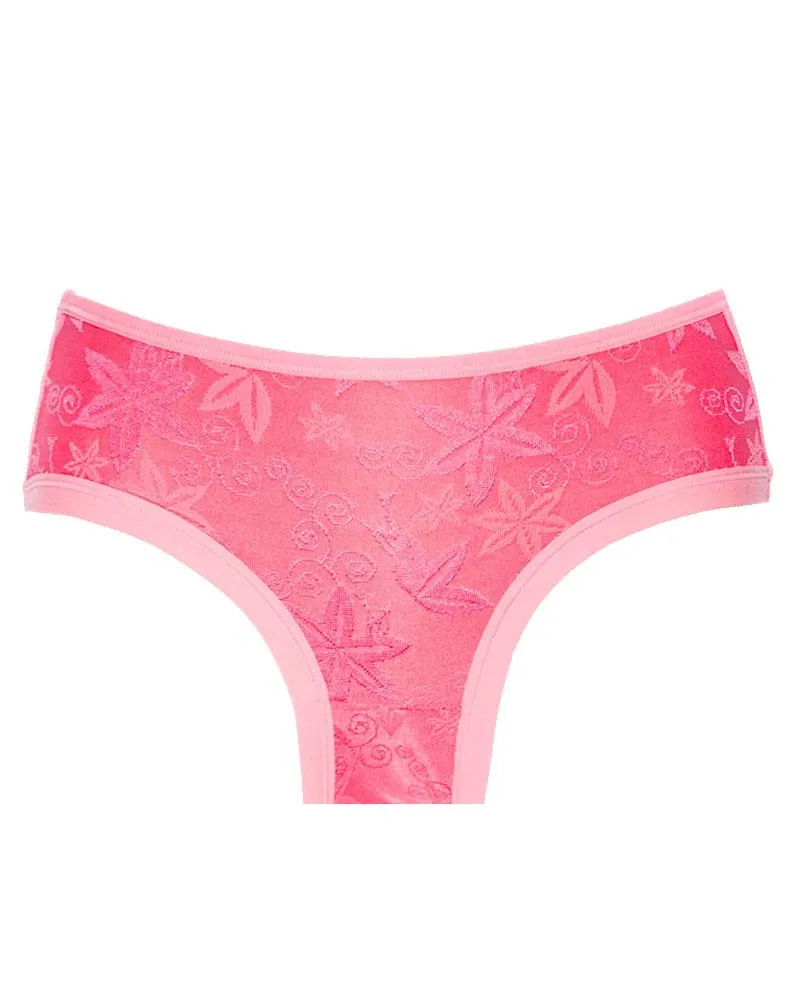 Pack of 3 - Sexy Soft Embroidered Cotton Panty For Ladies