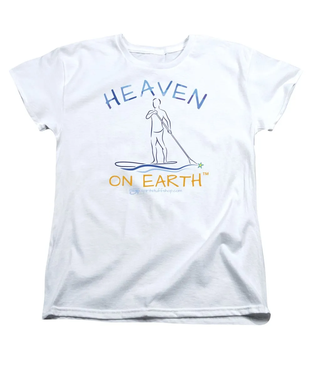 Paddle Board Heaven On Earth - Women's T-Shirt (Standard Fit)
