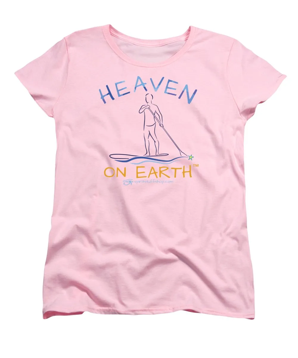 Paddle Board Heaven On Earth - Women's T-Shirt (Standard Fit)