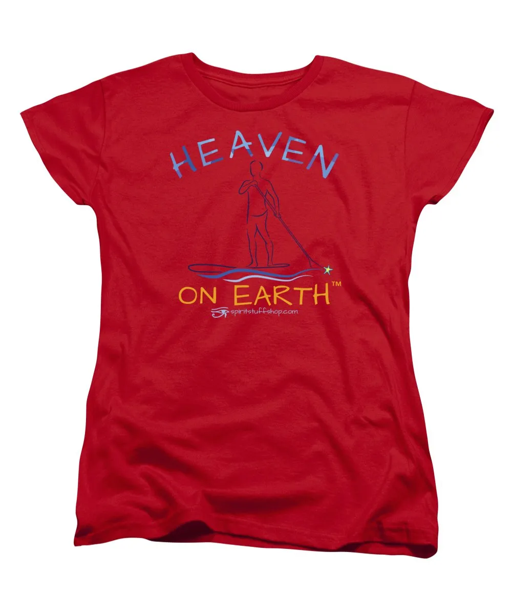 Paddle Board Heaven On Earth - Women's T-Shirt (Standard Fit)