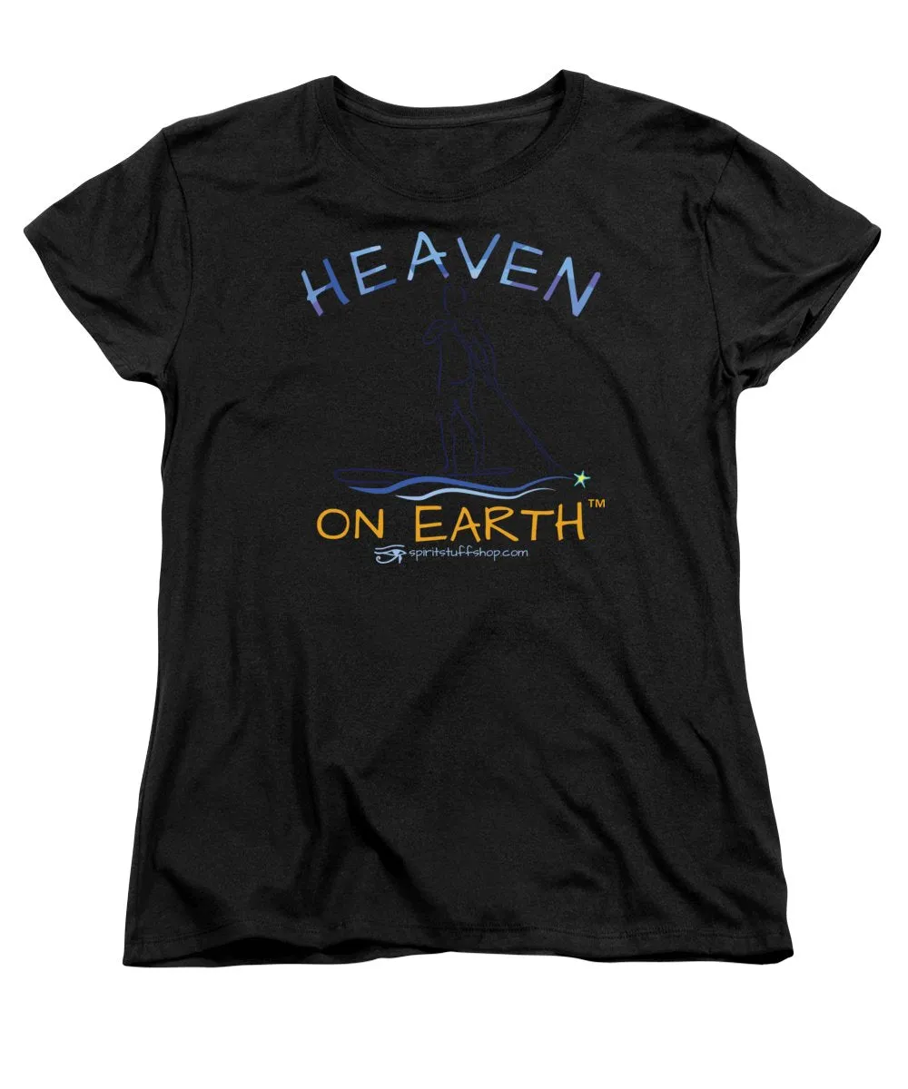 Paddle Board Heaven On Earth - Women's T-Shirt (Standard Fit)